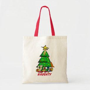 Naughty Kattunge Tote Bag Tygkasse