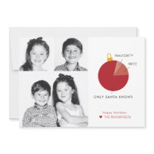 Naughty kontra Nice InfoGraphics julkort