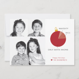 Naughty kontra Nice InfoGraphics julkort