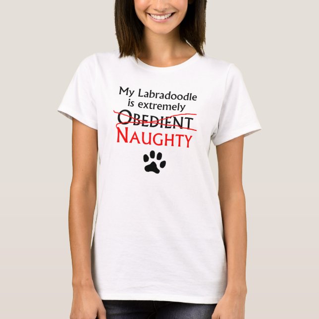 Naughty Labradoodle Tee (Framsida)