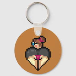 Naughty librarian Keychain Nyckelring