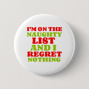 NAUGHTY LIST BEKLAGAR INGENTING KNAPP