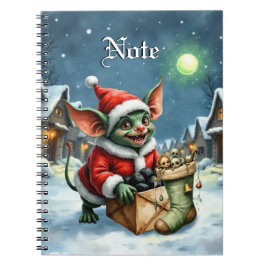 Naughty List Delivery: The Goblin Clause Chronicle Anteckningsbok