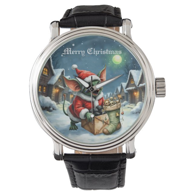 Naughty List Delivery: The Goblin Clause Chronicle Armbandsur (Framsida)