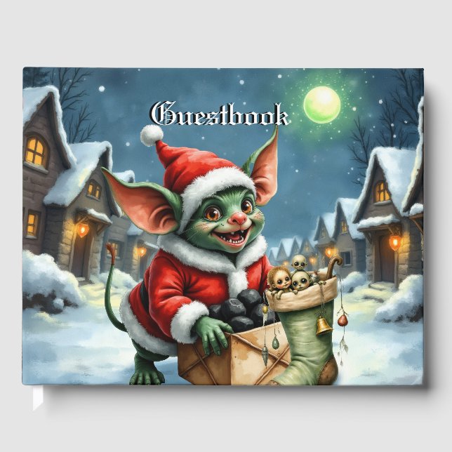 Naughty List Delivery: The Goblin Clause Chronicle Gästböcker (Framsida)