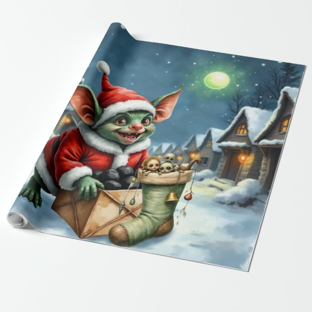 Naughty List Delivery: The Goblin Clause Chronicle Presentpapper (Utrullad)