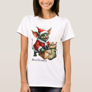 Naughty List Delivery: The Goblin Clause Chronicle T Shirt