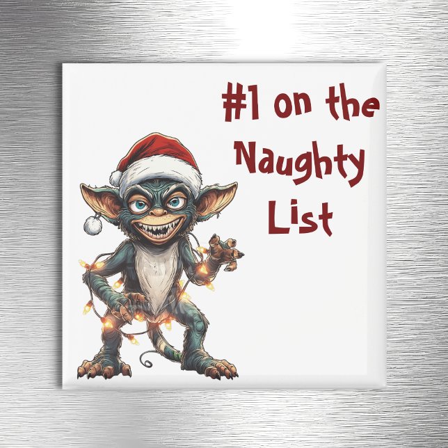 Naughty List Gremlin Magnet (Skapare uppladdad)
