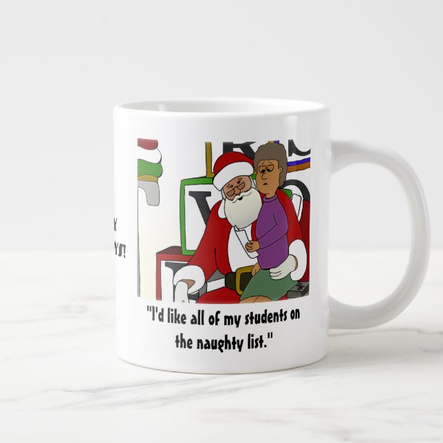 Naughty List Jumbo Mugg (Höger)