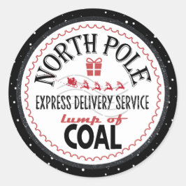 Naughty List | Kol från Nordpolen Runt Klistermärke