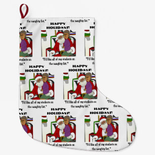 Naughty List Stor Julstrumpa
