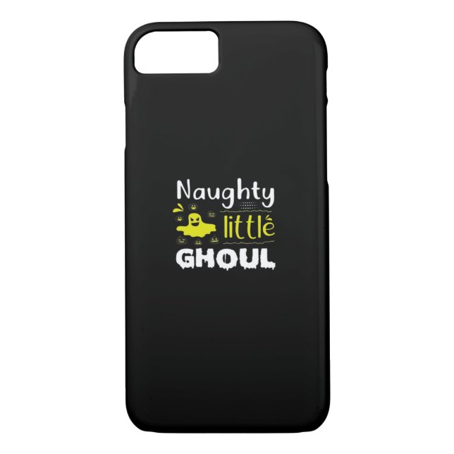 Naughty Little Ghoul Case-Mate iPhone Skal (Baksida)