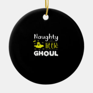 Naughty Little Ghoul Julgransprydnad Keramik