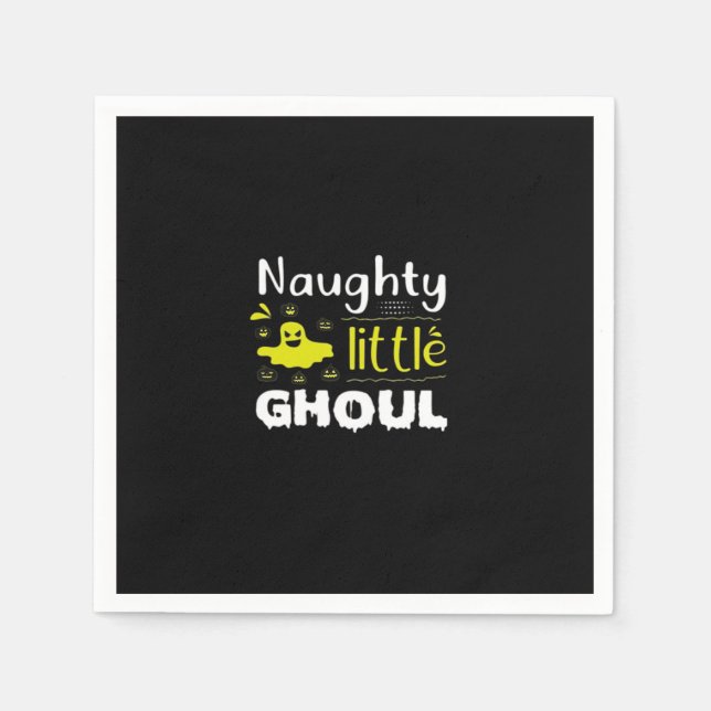 Naughty Little Ghoul Pappersservett (Framsidan)