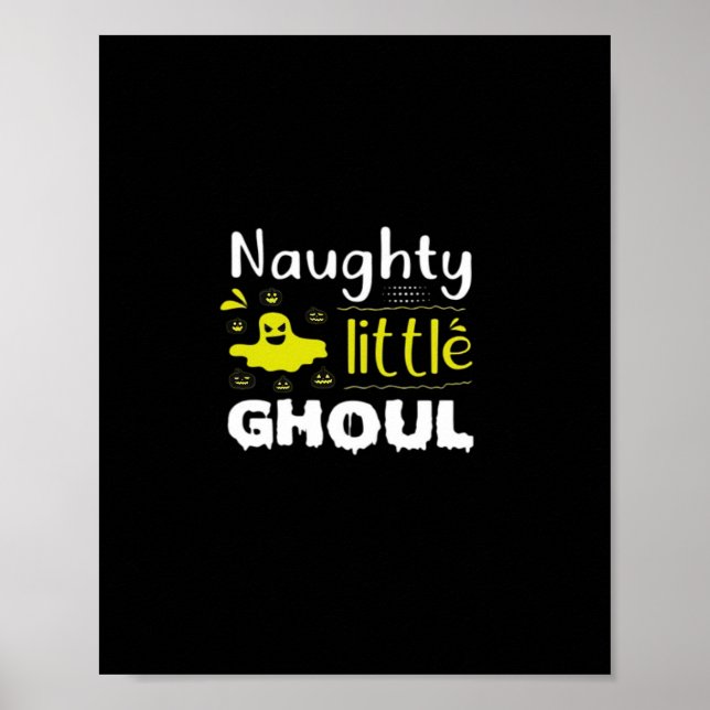 Naughty Little Ghoul Poster (Framsidan)