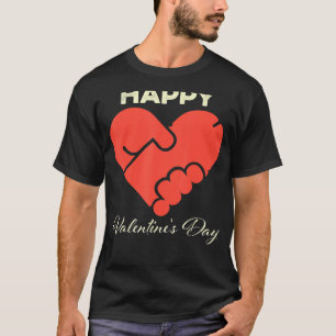 Naughty Lycklig Alla hjärtans dag för ett Manar T Shirt