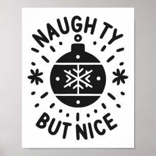 Naughty, men fin fin jul Humor 1 Poster