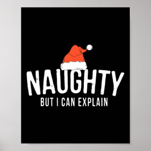 Naughty, men jag kan förklara vilken underbar jul  poster