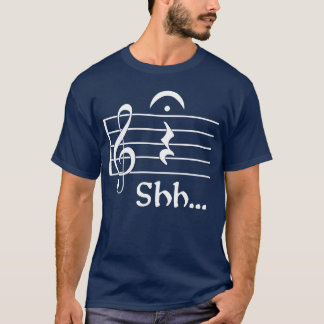 Naughty Music Shhh-vän T Shirt