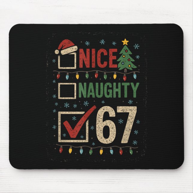 Naughty Nice 67 Christmas Humor  Musmatta (Framsidan)