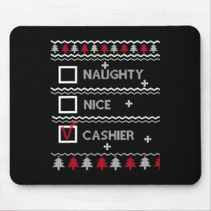 Naughty Nice Cashier Festive Vinter Ugly God jul Musmatta