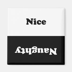 Naughty Nice Clean Dirty on OFF Dishwasher Tvätt Magnet