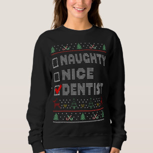 Naughty Nice Dentist Matching jul Group Paja T Shirt