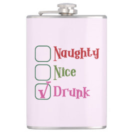 Naughty Nice Drunk Funny Holiday Christmas Mug Fickplunta