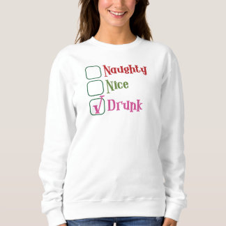 Naughty, Nice, Drunk Holiday T Shirt