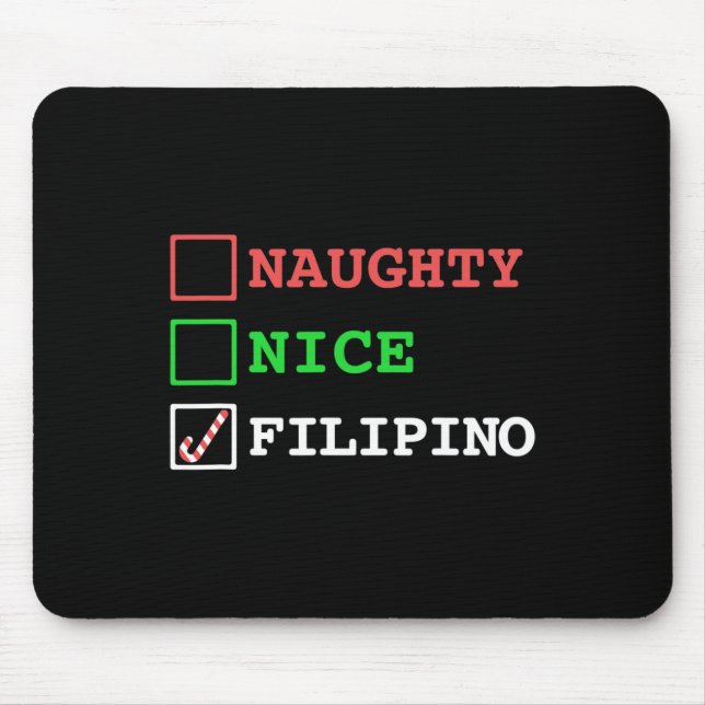 Naughty Nice Filipino Funny jul Filippinerna Musmatta (Framsidan)