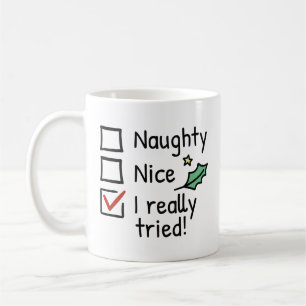 Naughty Nice I Verkligen Kaffemugg