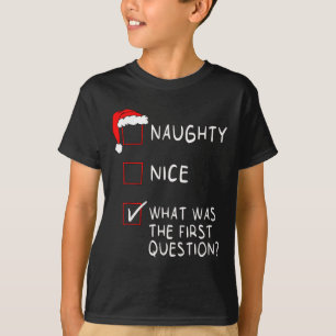 Naughty Nice-lista över Manar kvinnor T Shirt