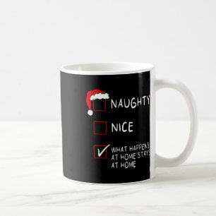 Naughty Nice-lista över vad som händer i Manar Kvi Kaffemugg