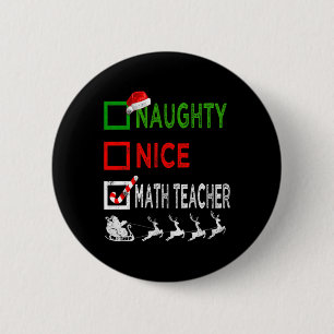 Naughty Nice Math Teacher jul Pajamas Funny Knapp