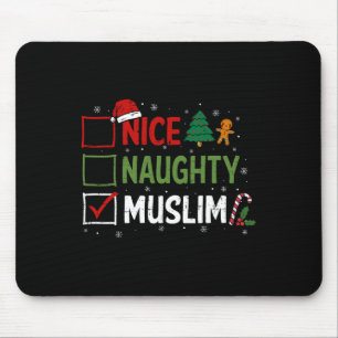 Naughty Nice Muslim jul Pajamas Jultomten Musmatta