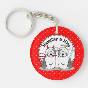 Naughty & Nice Old English Sheepdog (Grått 1)