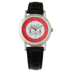 Naughty & Nice Old English Sheepdog (Grått 1) Armbandsur