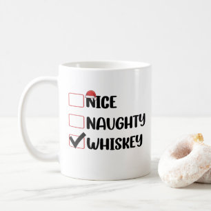 Naughty Nice Whiskey jullista Kaffemugg