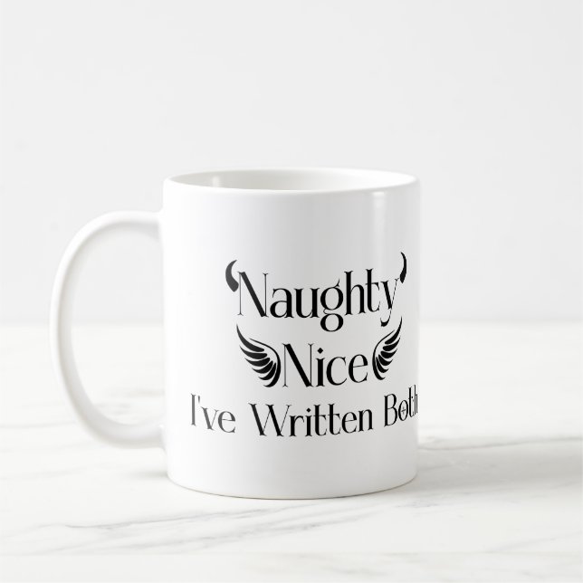 Naughty & Nice Writer Kaffemugg (Vänster)