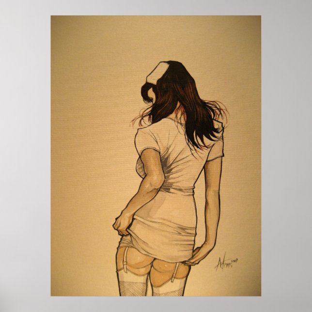 Naughty Nurse Poster (Framsidan)