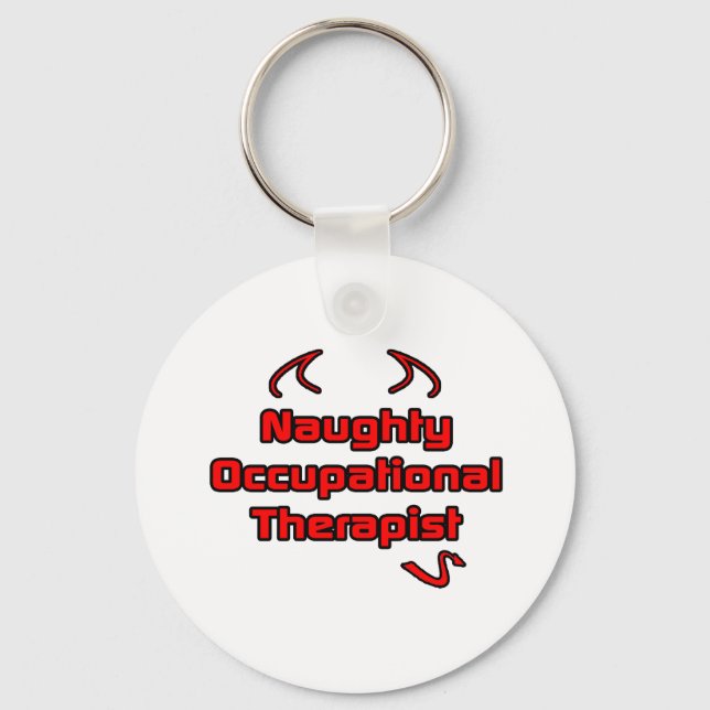 Naughty Occupational Therapist Nyckelring (Framsida)