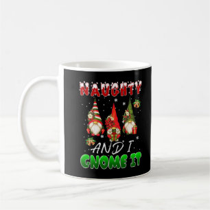 Naughty och jag får julen tre Gnomes Paja Kaffemugg
