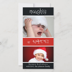 Naughty of Nice? Julkort