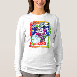 Naughty or nice, choose your list t shirt