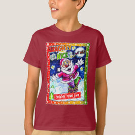 Naughty or nice, choose your list t shirt