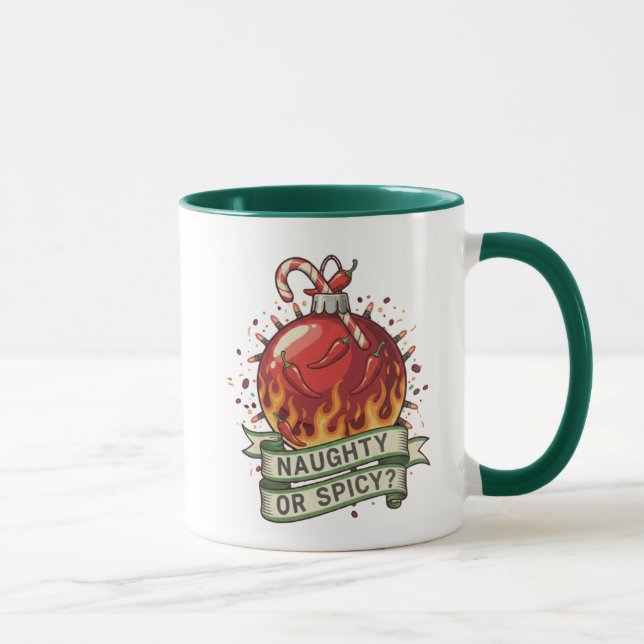Naughty or Spicy Design Mug Mugg (Höger)