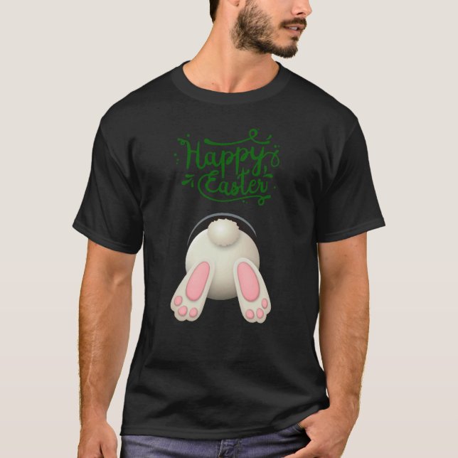 Naughty Påskhare - Glad påsk bunny T Shirt (Framsida)