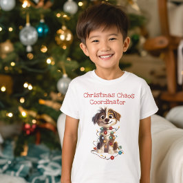 Naughty Puppy Jul Chaos-samordnare T Shirt