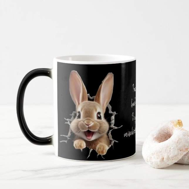 Naughty Rabbit Coffee Mugg - A Sip of MisChief (Med munk)