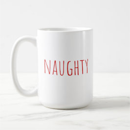 Naughty Rae Dunn Inspired jul Kaffemugg